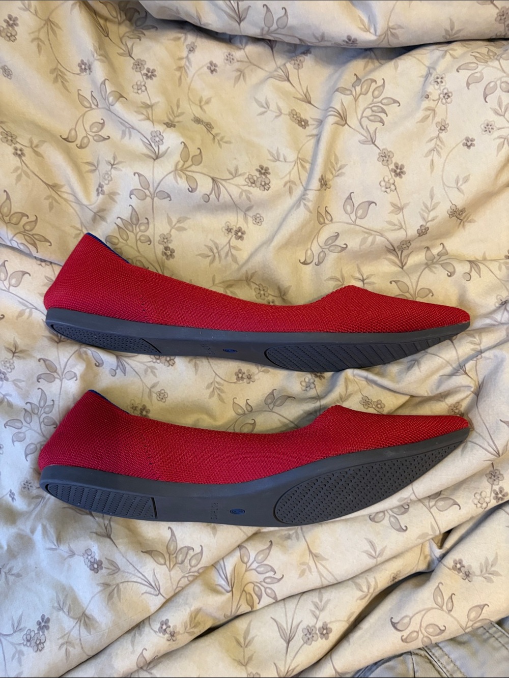 Rothy's The Point Flats In Chili Red - Picture 7 of 7